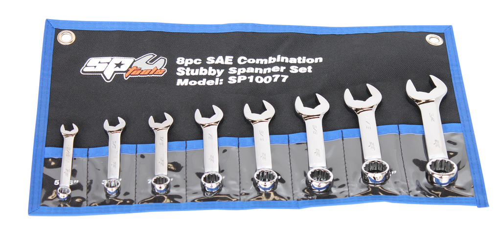 SET SPANNER ROE STUBBY 8PC SAE