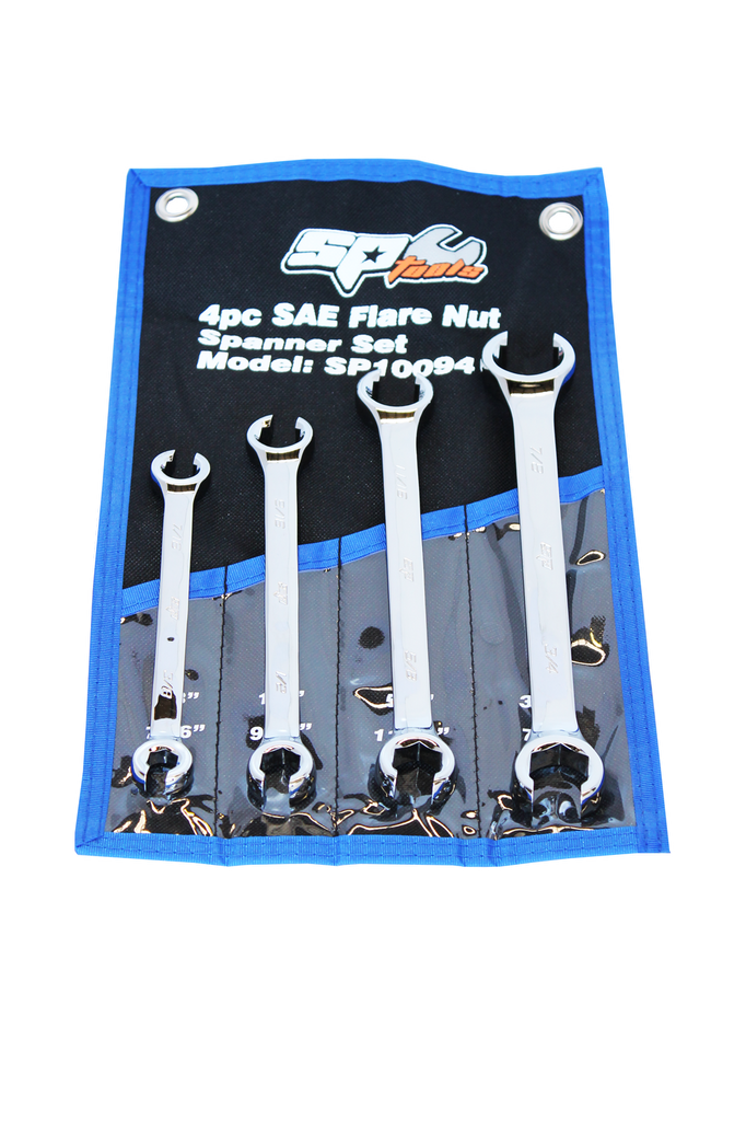 SET SPANNER FLARE NUT 4PC SAE