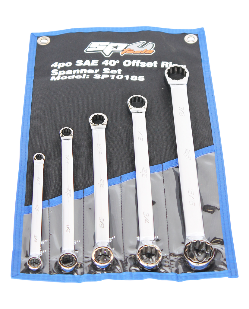 SET SPANNER DOUBLE RING 5PC SAE