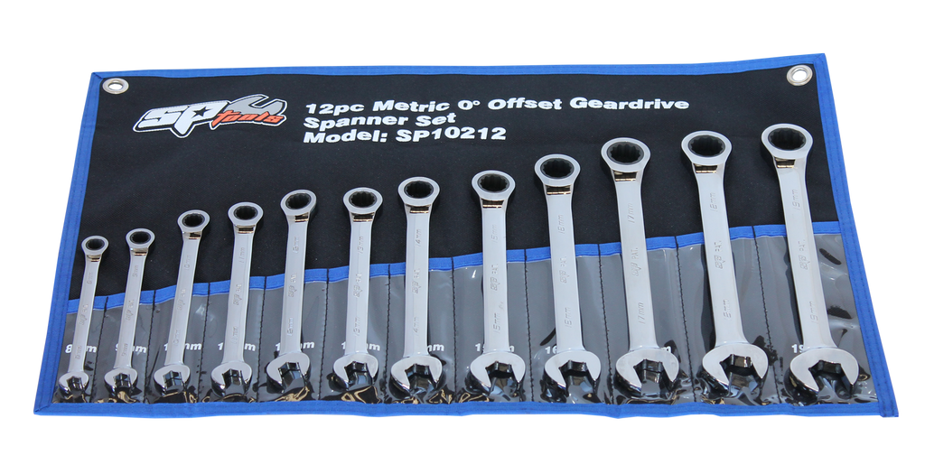 SET SPANNER ROE GEARDRIVE 12PC METRIC