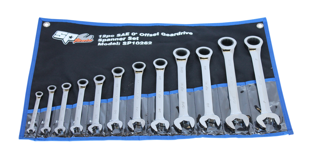 SET SPANNER ROE GEARDRIVE 12PC SAE