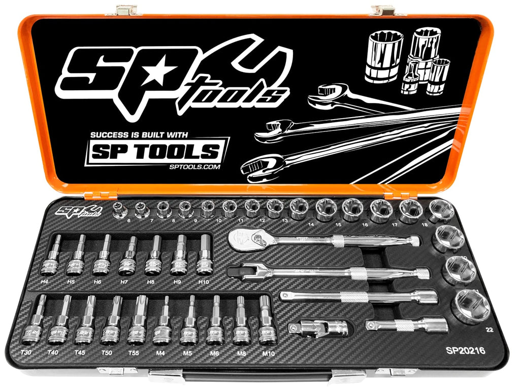 SOCKET SET METRIC 3/8DR 39PCE