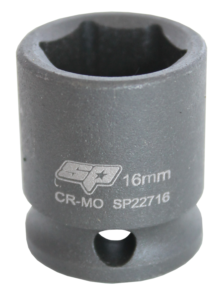 SOCKET IMPACT 3/8" DR 6PT METRIC