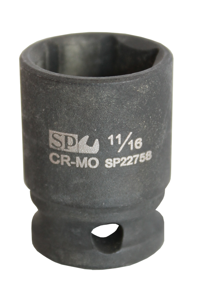 SOCKET IMPACT 3/8" DR INHEX METRIC