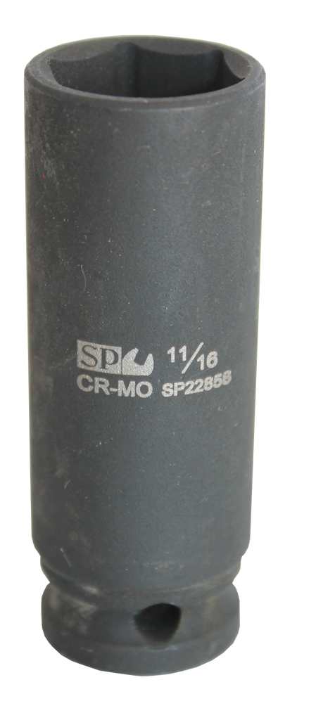 SOCKET IMPACT 3/8" DR 6PT METRIC