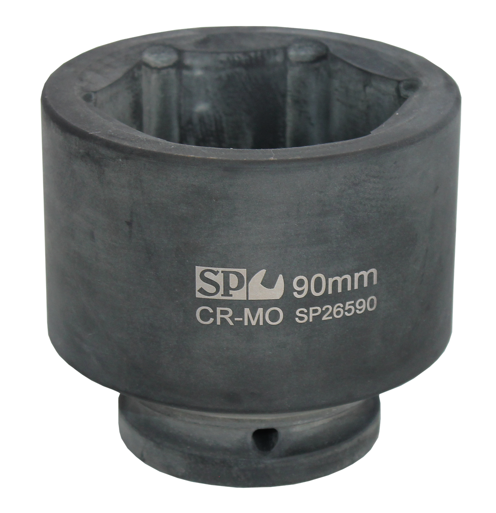 SOCKET IMPACT 1-/12" DR 6PT METRIC