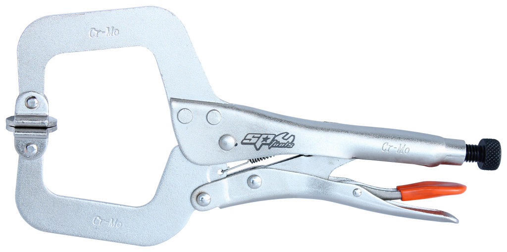 PLIERS LOCKING C-CLAMP SWIVEL PAD 275MM(11")