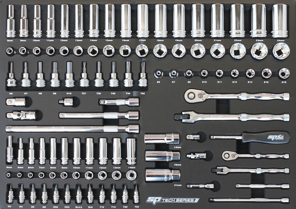 EVA TOOLKIT 106PC METRIC SOCKET & ACCESSORIES